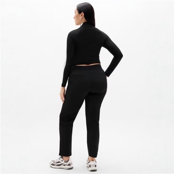 Athleta Brooklyn Mid Rise Ankle Pant Black NWT SIZE 4 - Picture 5 of 10